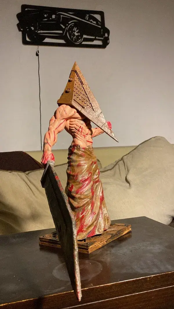Horror game sculpture