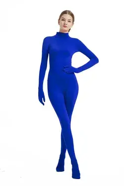 Full Bodysuit Womens Costume Without Hood Spandex Zentai Unitard Body Suit