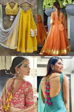 Fabric Tassel Ideas For Indian Clothing