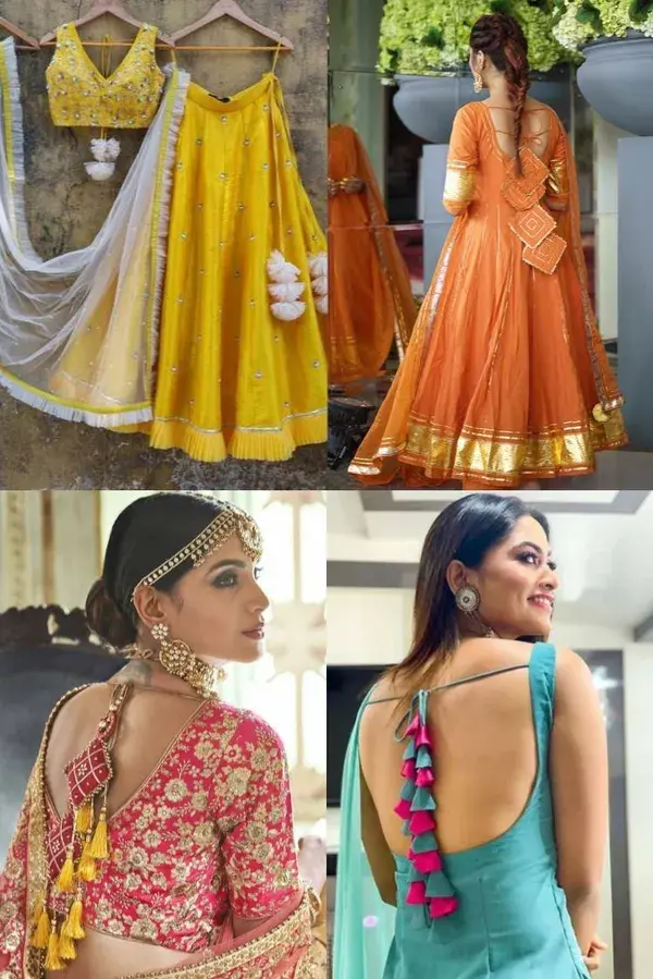 Fabric Tassel Ideas For Indian Clothing