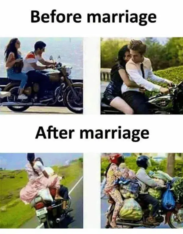 Before marriage after marriage