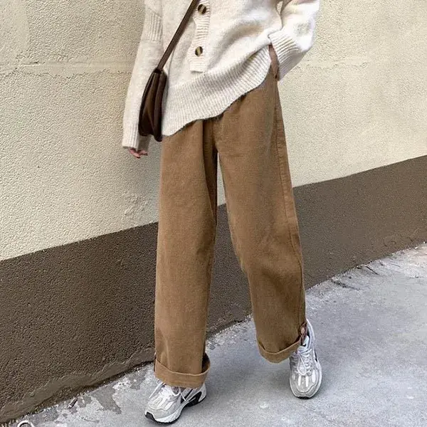 About That Life Cord Pants - XL / Beige