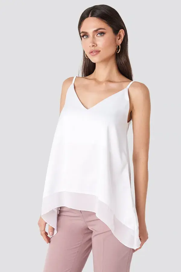 Layered Hem Cami Top