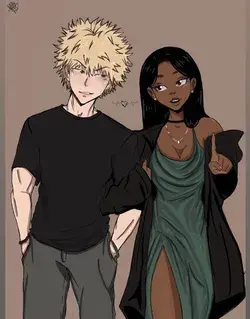 Bakugo x black girl y/n