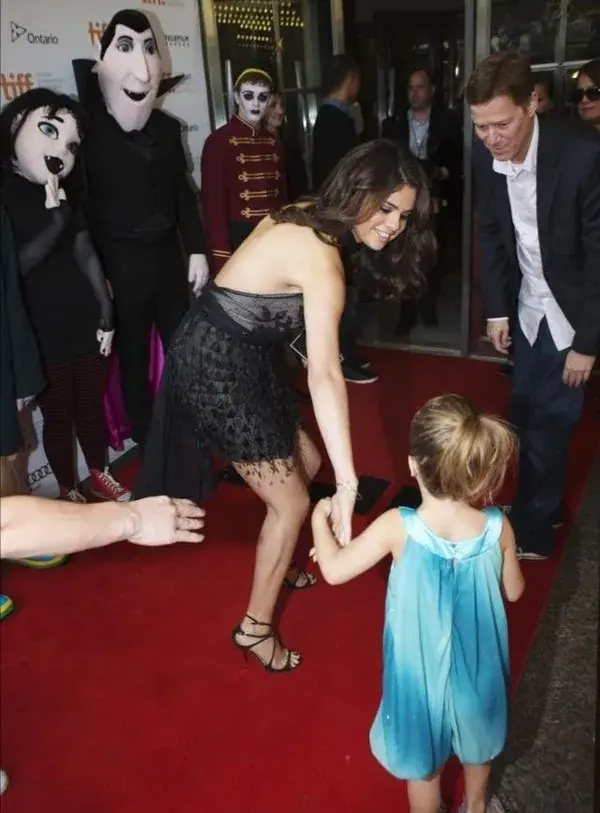 Selena Gomez & Jazmyn Bieber at the Hotel Transylvania Premiere