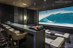 Movie theater with bar