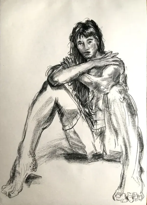 female figure drawing