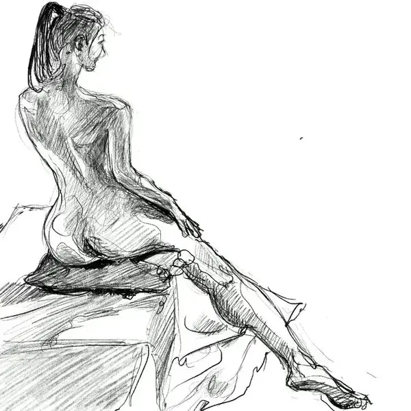 Life drawing with Natsumi