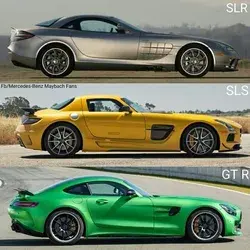 Mercedes SLR, SLS and GT R