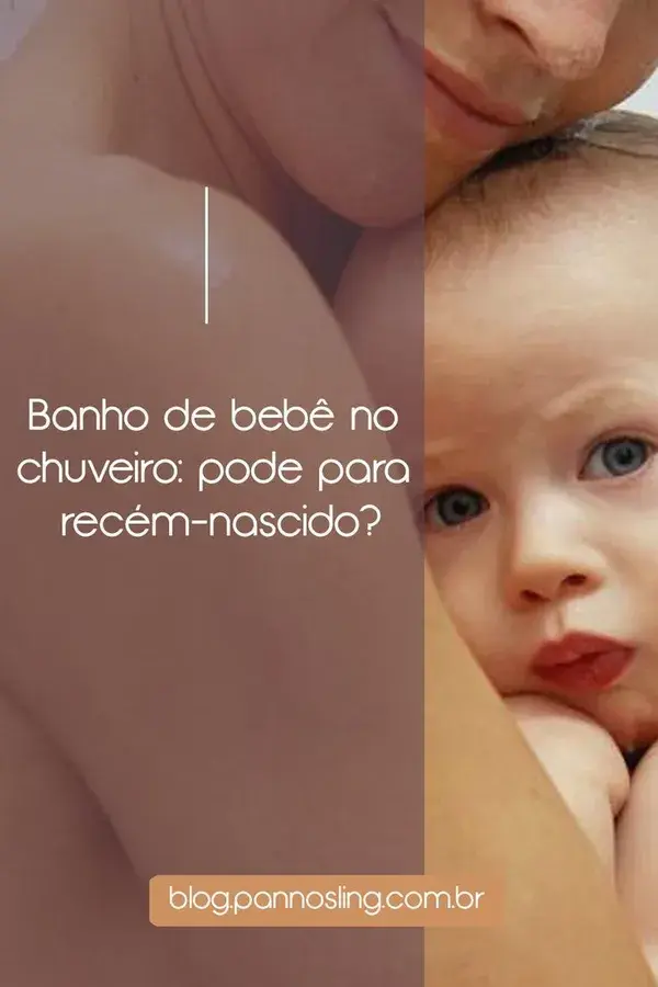 Banho de bebê no chuveiro: pode para recém-nascido?