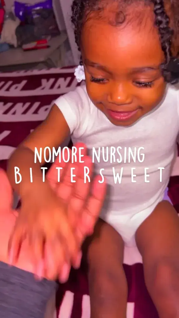 Nomore nursing  B I T T E R S W E E T❤️ #iloveyou #nursing #breastfeeding