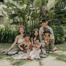Pemotretan Terbaru Keluarga Bachdim yang Kini Punya 4 Anak, Bertema Bali