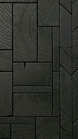Dark Gray wall paneling design