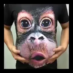 monkey face t-shrits