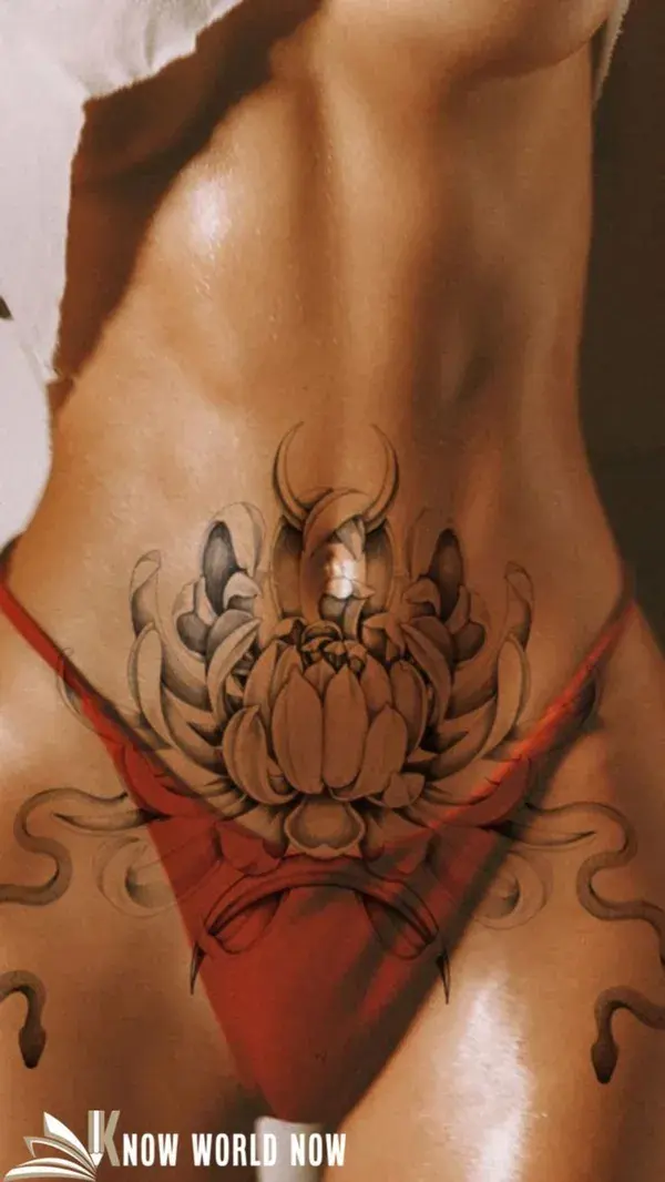 Sexy chic Hip and Boobs tattoo for women