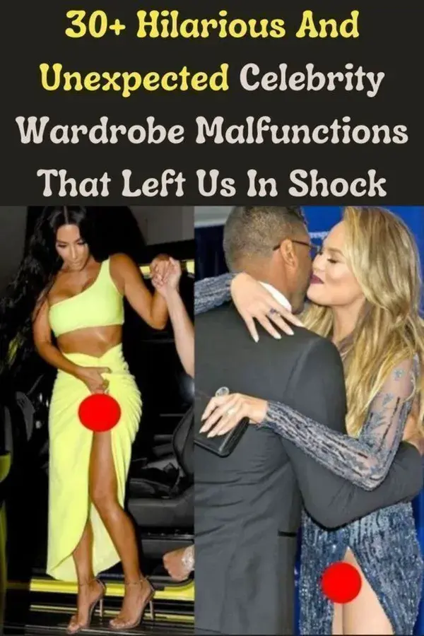 30+ Hilarious And Unexpected Celebrity Wardrobe Malfunctions That Left Us In Shock