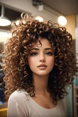Curly Hair Girl