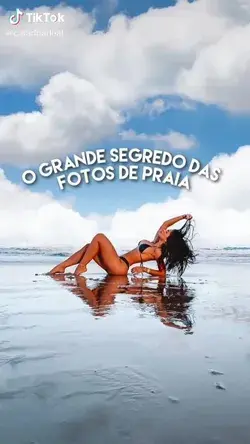 Foto na praia