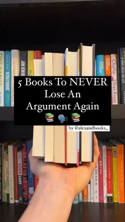 5 books to never loose an argument again 📚🧠