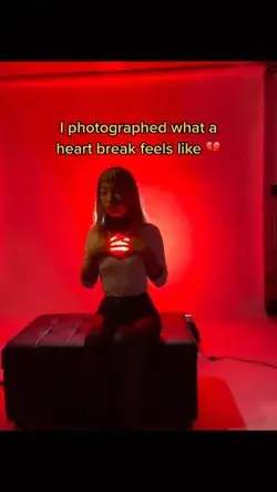 Photographing what a heart break feels like