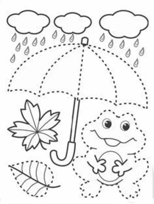 funny coloring page for kids