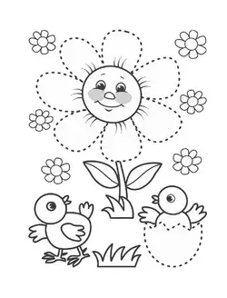 funny coloring page for kids