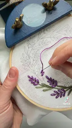 Embroidery Tutorial: Lazy Daisy Stitch