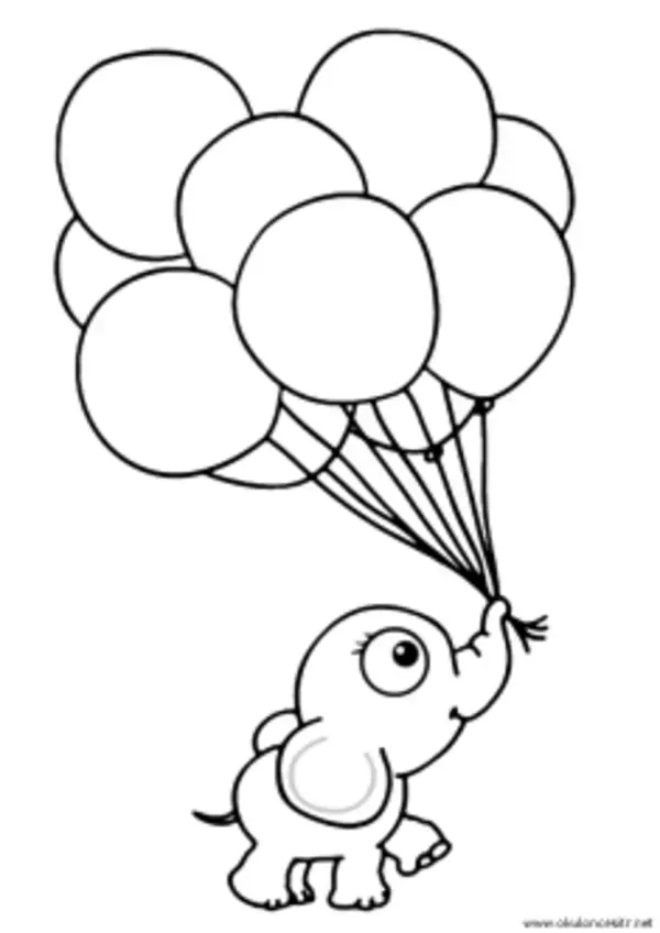 Baby coloring page