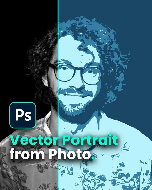 Vector Portrait Effect in Adobe Photoshop