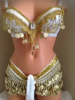 Belly dance dress inspired by ancient Egypt