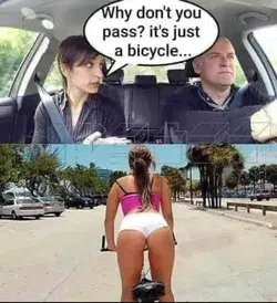 it's just a bicycle