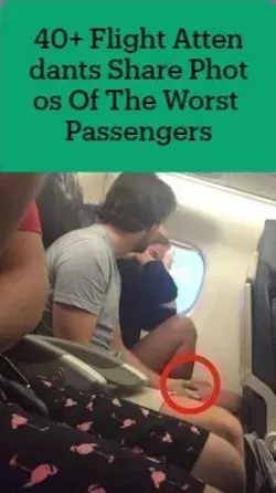 40+ Flight Attendants Share Photos Of The Worst Passengers