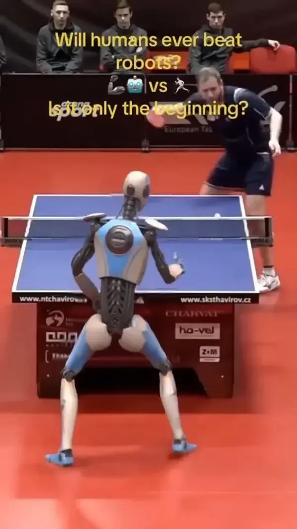 Ai robots taking over ping pong