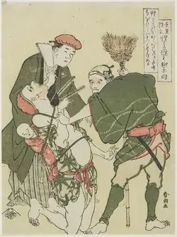 Giclee Print: Malicious Priest, C. 1790 by Katsushika Hokusai : 12x9in