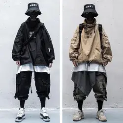 Techwear Cargo Pants Kaga - L / Black