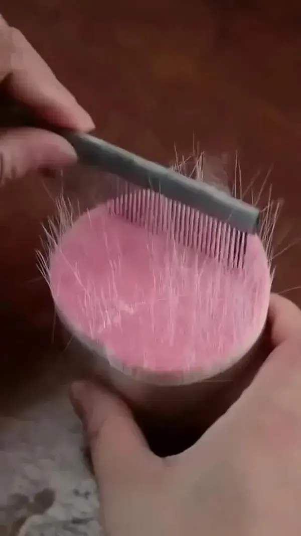 Process of making a makeup brush 🖌️