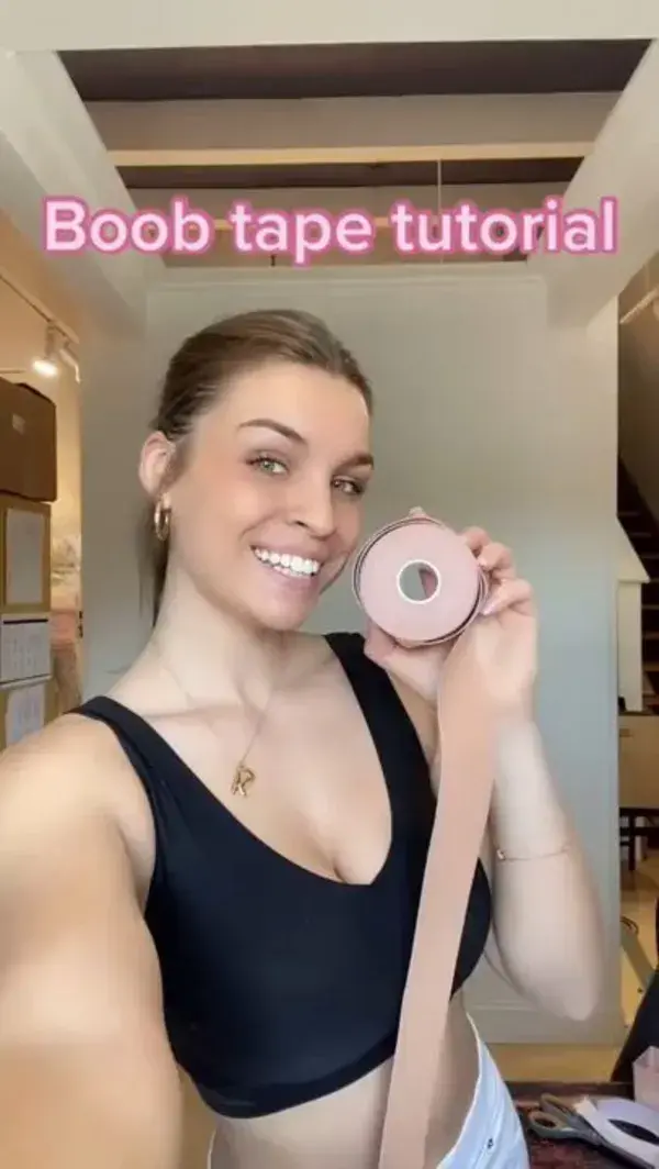 Boob tape tutorial