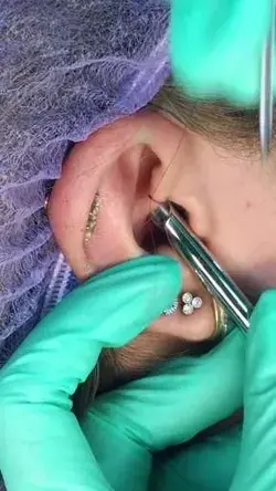 ✨️ Daith Piercing In 🎬