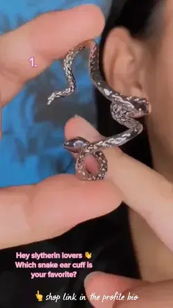 Which snake ear cuff is your favorite?