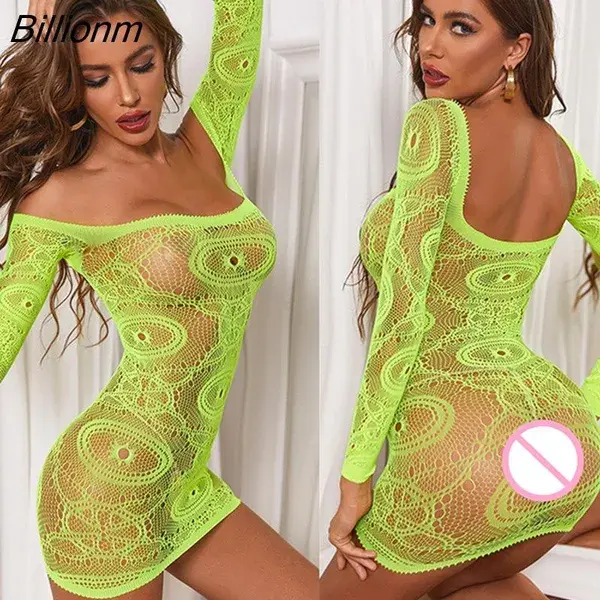 Billionm Sexy Elastic Dress Porn Underwear Women Body Hot Women Sex Costumes For Mesh Nightie For Women Babydoll Sexy Lingerie Y-WM86-02-S