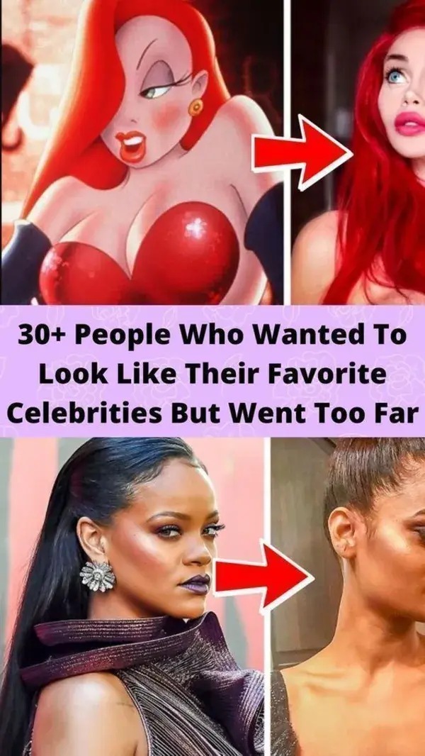 30+ People Who Wanted To Look Like Their Favorite Celebrities But Went Too Far