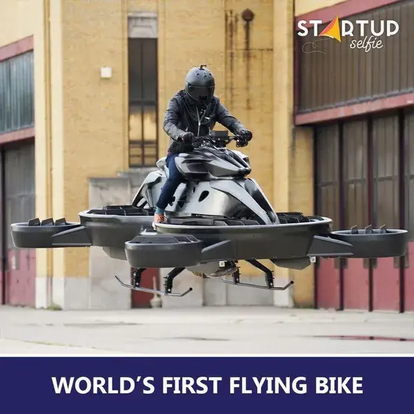 World’s first flying bike