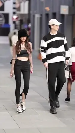 Classic White&Black Outfits in Summer | Chinese Tiktok Womens Street Fashion