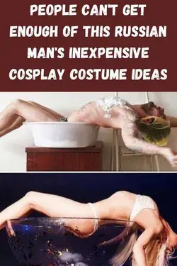 People Can't Get Enough Of This Russian Man's Inexpensive Cosplay Costume Ideas