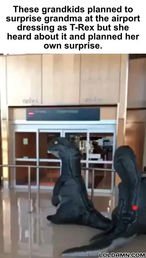 Surprising Grandma At The Airport.