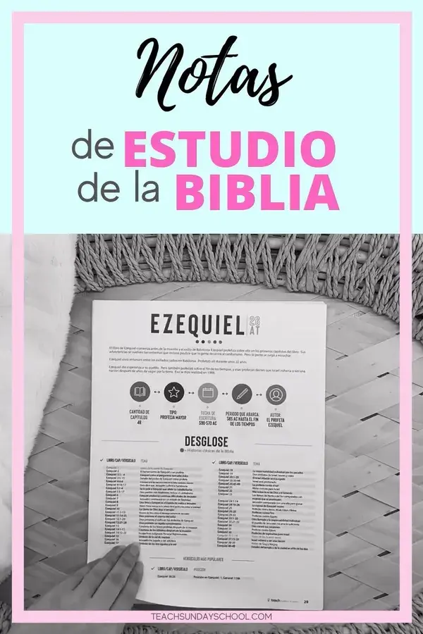 Notas de Estudio de la Biblia