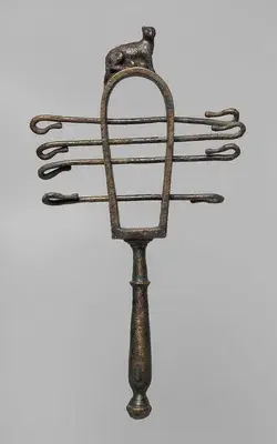 Sistrum with Cat, Egypt