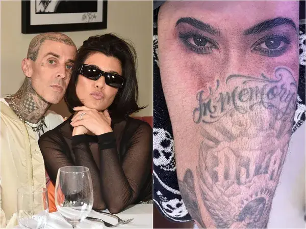 Travis Barker reveals new Kourtney Kardashian tattoo