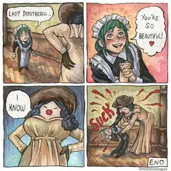 Maid | Resident Evil Village comic