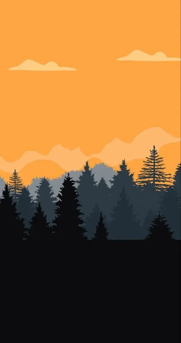 Forest Sunset Wallpaper